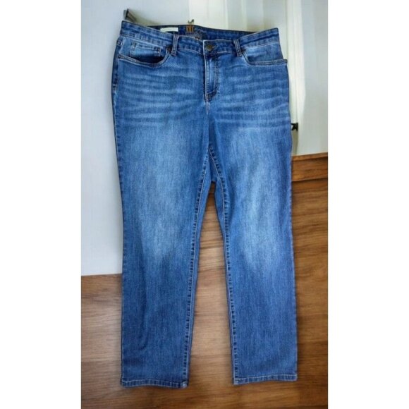 Kut From The Kloth Carrie Boyfriend Jeans 14 (36x31) Medium Wash - Picture 1 of 11
